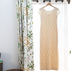 Xhilaration Women's Lace Maxi Dress